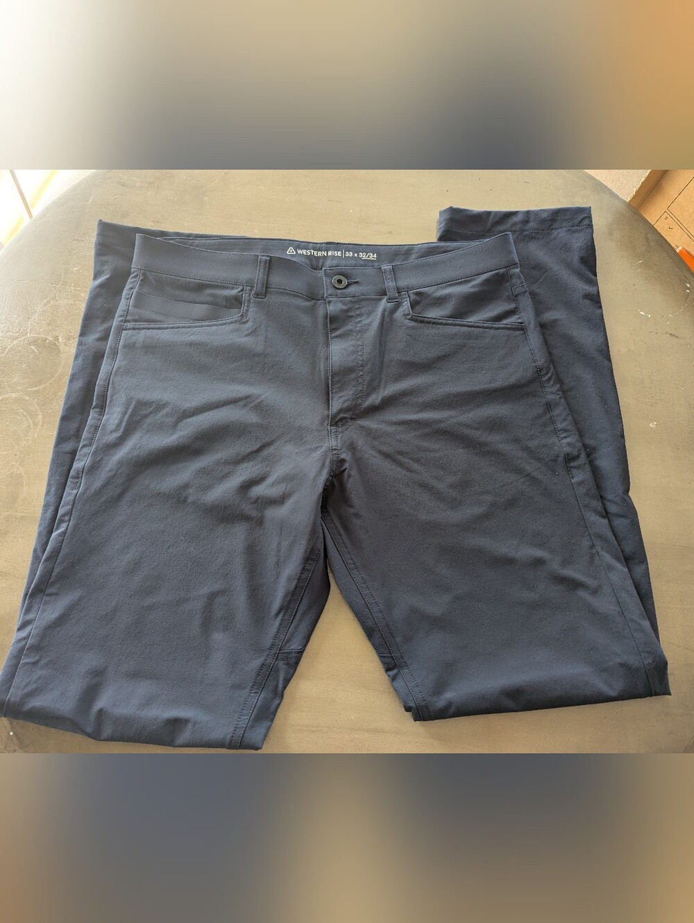 Navy Gray Western Wise Evolution Pants 32 X 32/34